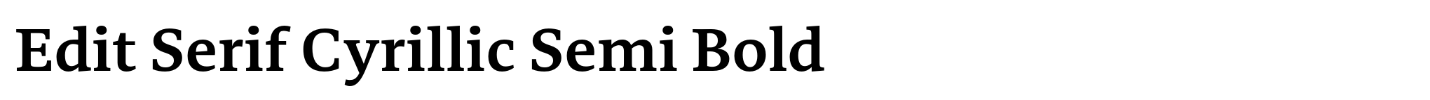 Edit Serif Cyrillic Semi Bold image